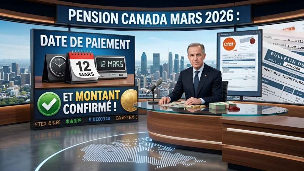 Calendrier des paiements de pension Service Canada dès le 24 mars 2026 : nouveau calendrier de dépôts