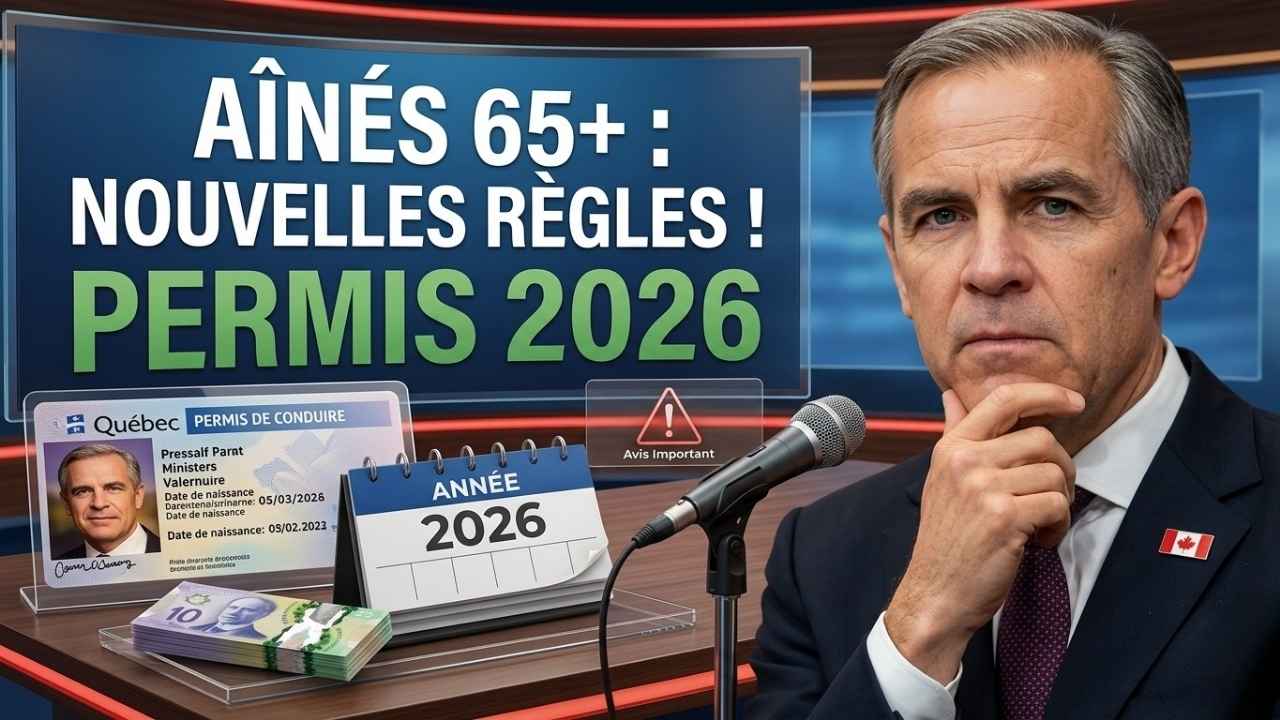 Canada 2026 : nouvelles règles du permis de conduire en avril pour les conducteurs de 62 ans et plus
